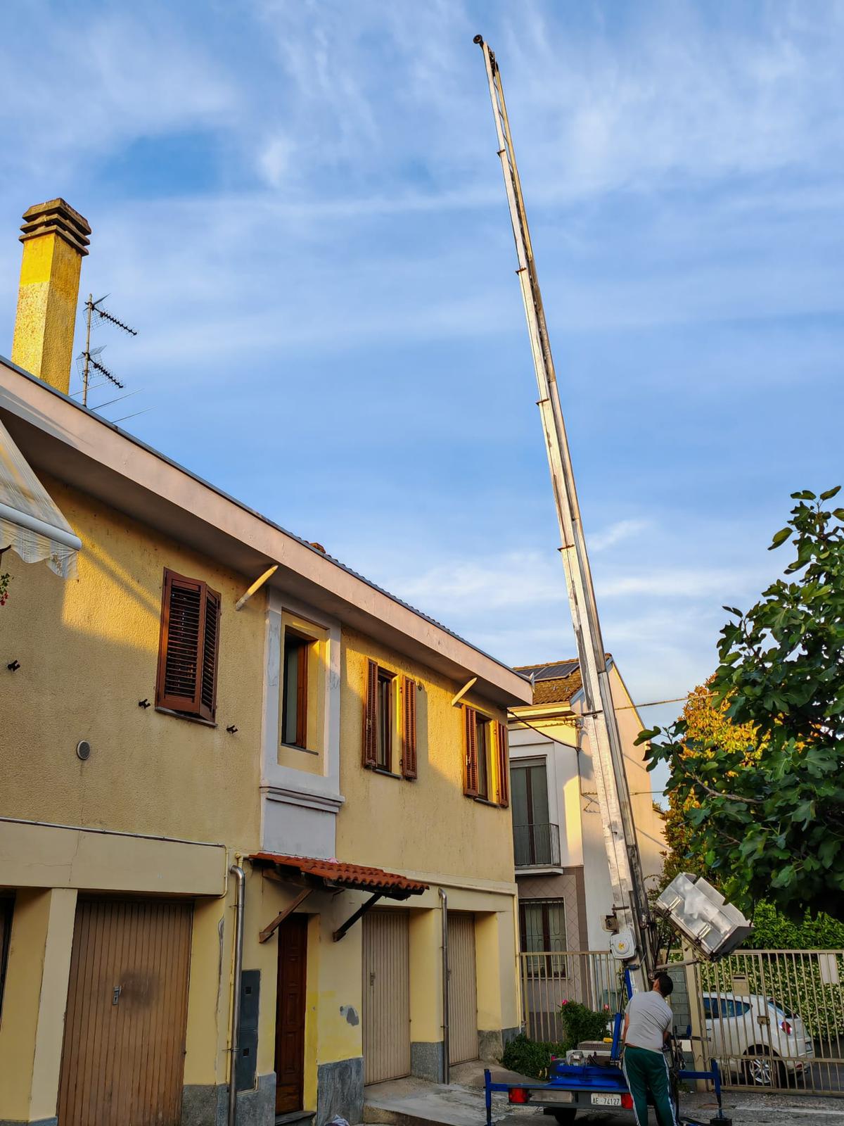 Elevatore Traslochi Dupi impiegato per un trasloco